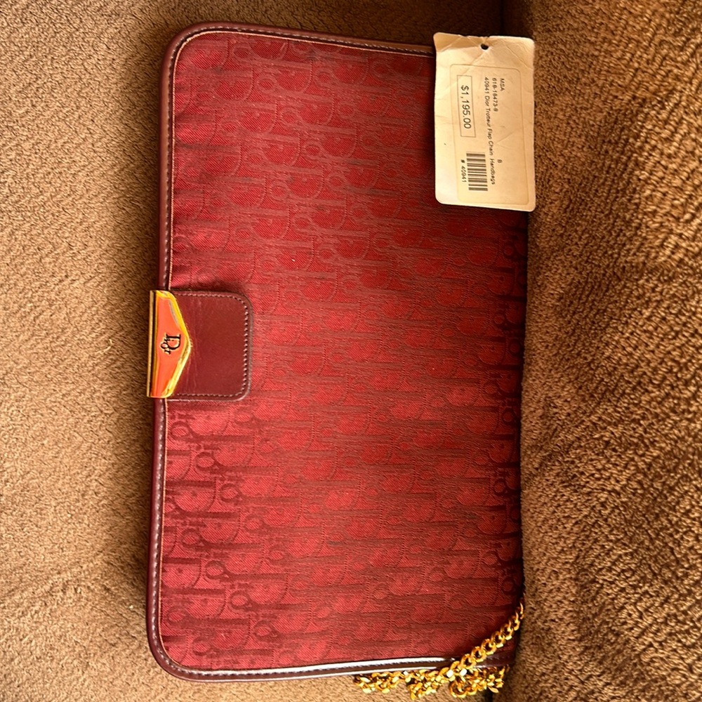 40941 Dior Trotteur Flap Chain Handbag
